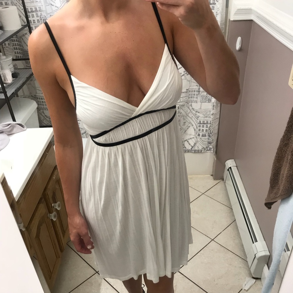 White summer casual dress